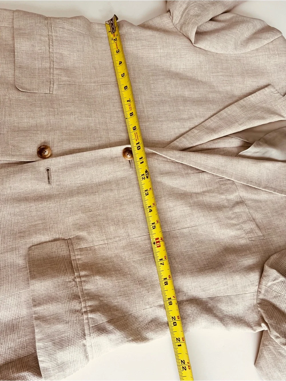 Italian Linen & Silk by John W. Nordstrom Light patterned BeigeSport Coat